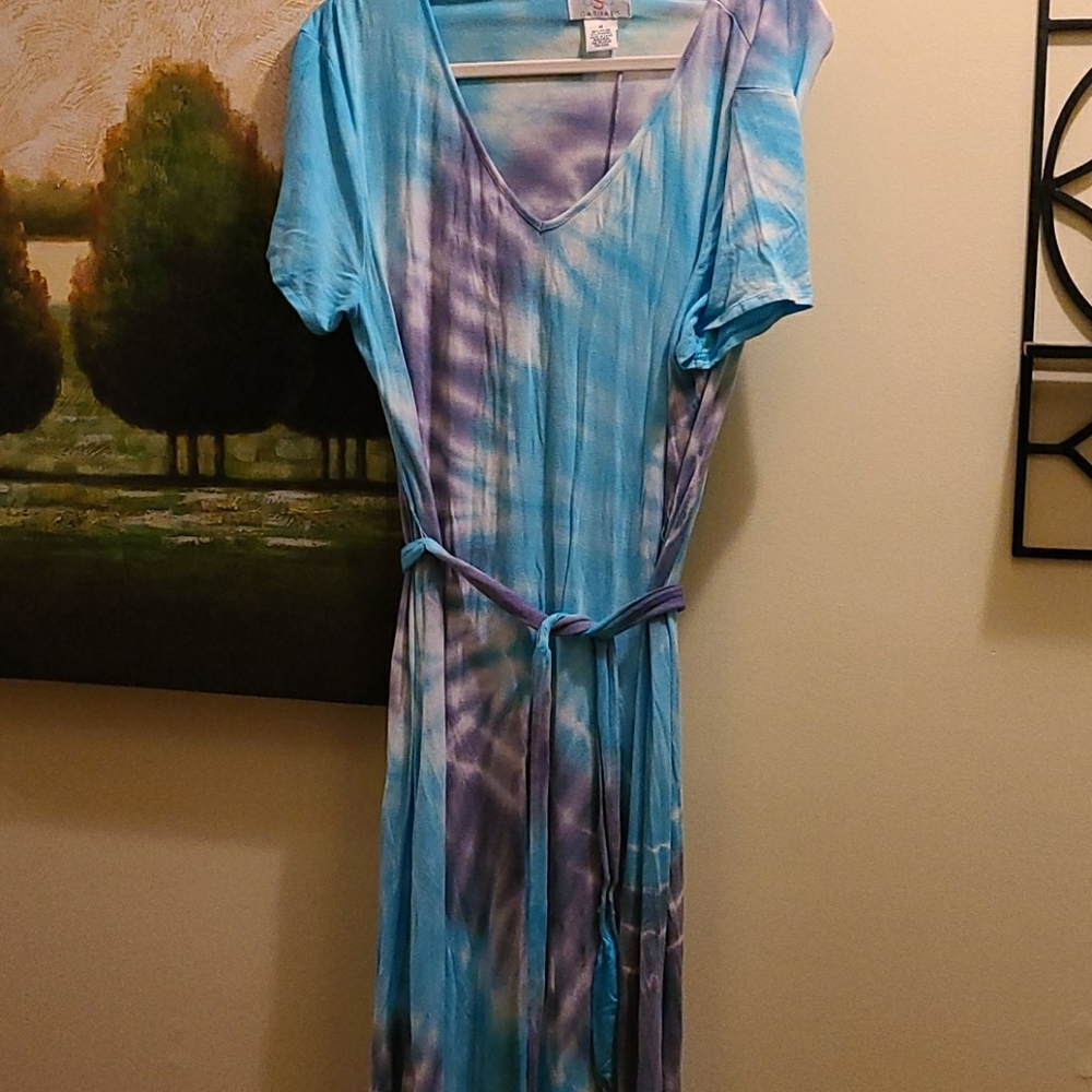 Tie-Dye Maxi Dress